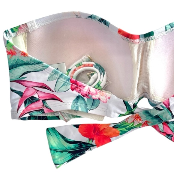 Tommy Bahama Tropi Calling Twist Front Bandeau Top - Picture 5 of 9